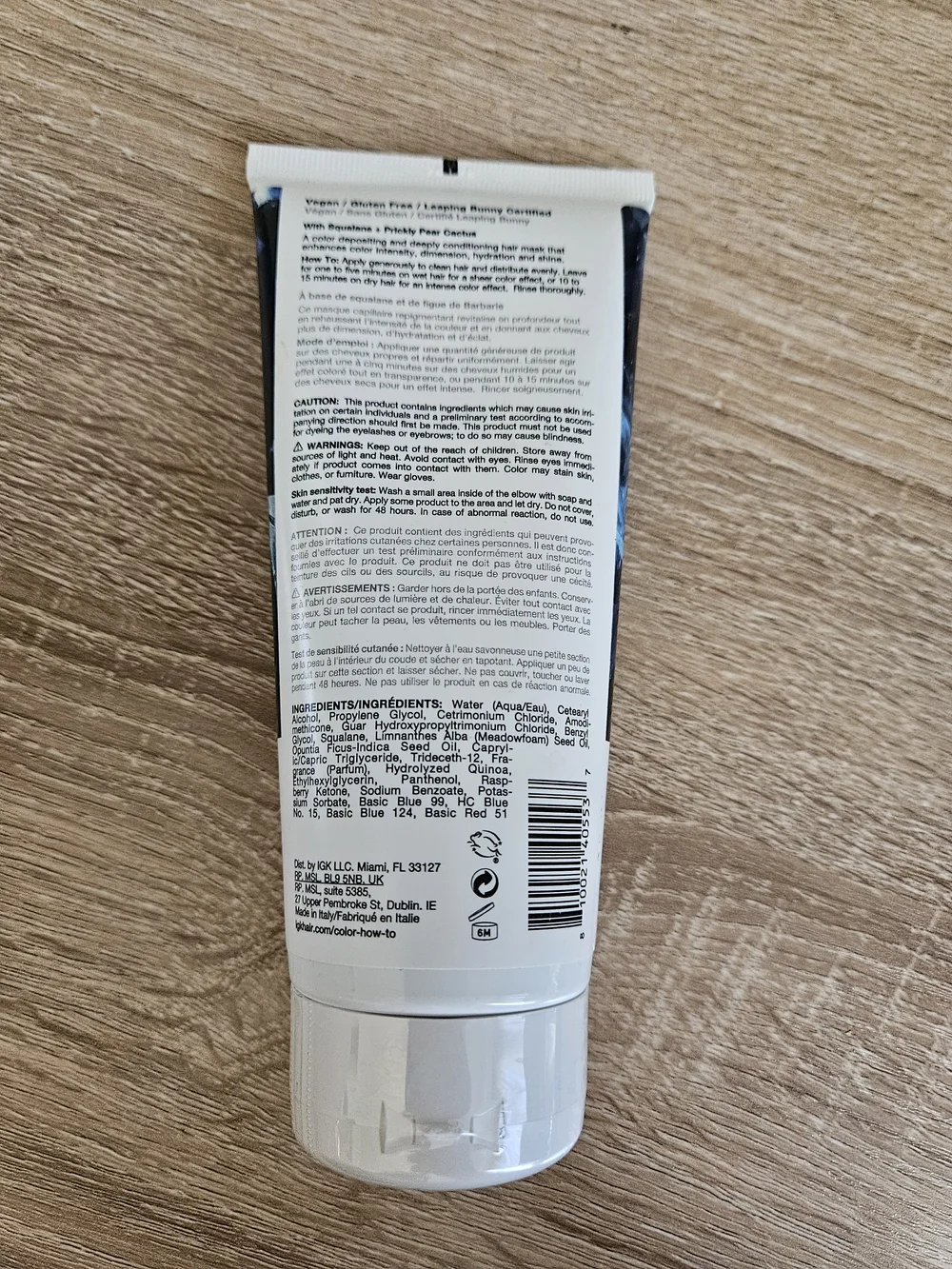 IGK Moon Dance Midnight Blue Color-Depositing Mask